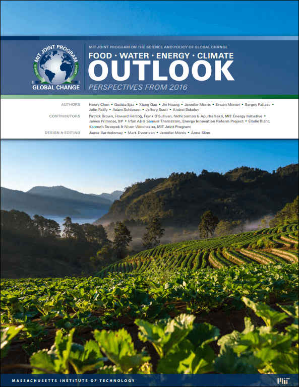 2016 Food, Water, Energy & Climate Outlook