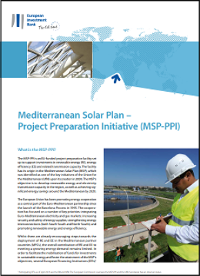 Mediterranean Solar Plan – Project Preparation Initiative (MSP-PPI)