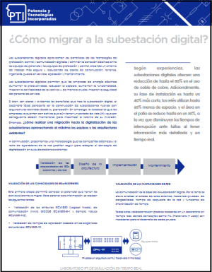 ¿Cómo migrar hacia la subestación digital?