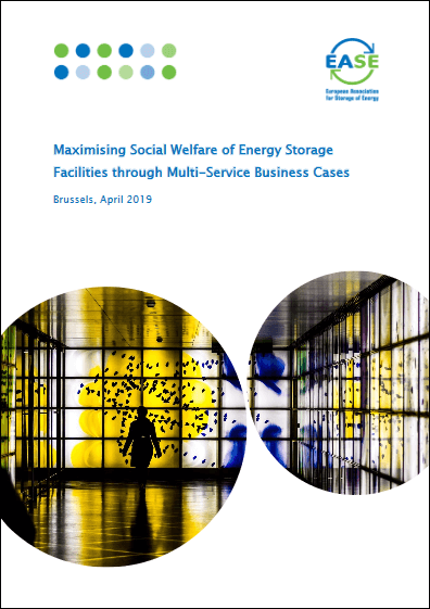 Maximising Social Welfare of Energy Storage Facilities through Multi-Service Business Cases