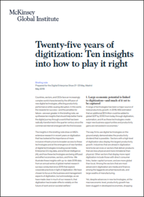 Twenty-five years of digitization: Ten insights into how to play it right