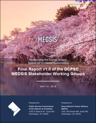 SEPA Delivers MEDSIS Stakeholder Working Group Report to the DC Public Service Commission