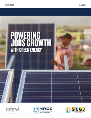 Powering jobs growth with green energy