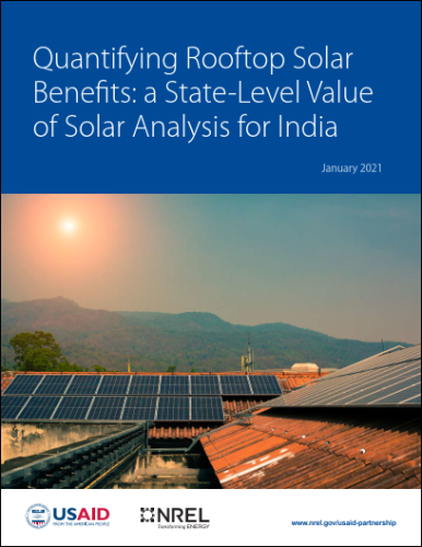 Quantifying Rooftop Solar Benefits: a State-Level Value of Solar Analysis for India
