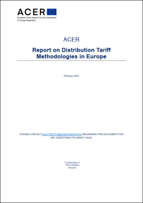 Report on Distribution Tariff Methodologies in Europe