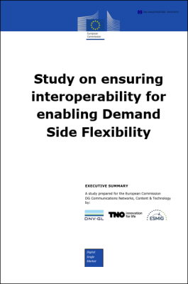 Study on ensuring interoperability for enabling Demand Side Flexibility
