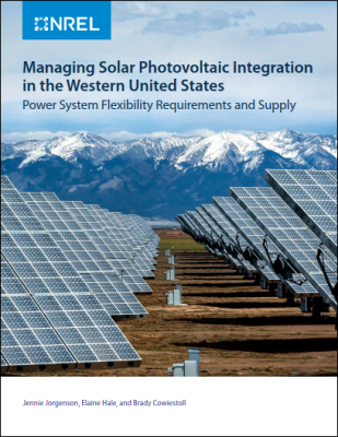 Managing Solar Photovoltaic Integration in the Western United States: Power System Flexibility Requirements and Supply