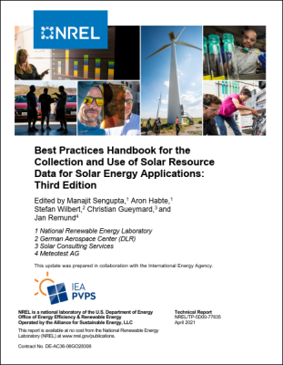 Best Practices Handbook for the Collection and Use of Solar Resource Data for Solar Energy Applications: Third Edition