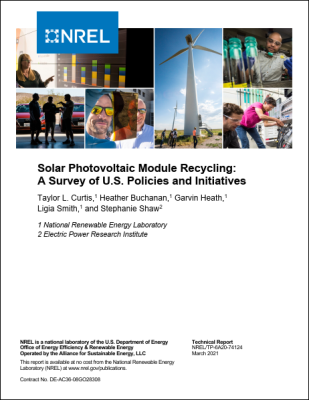 Solar Photovoltaic Module Recycling: A Survey of U.S. Policies and Initiatives