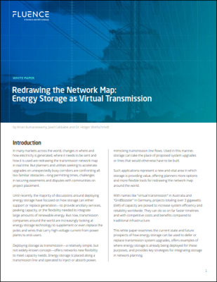 Redrawing the Network Map: Energy Storage as Virtual Transmission