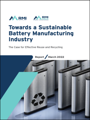 Towards a Sustainable Battery Manufacturing Industry The Case for Effective Reuse and Recycling 