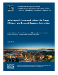 A Conceptual Framework to Describe Energy Efficiency and Demand ...
