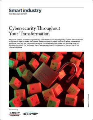 Cybersecurity Throughout Your Transformation