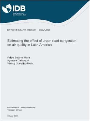 Estimating the effect of urban road congestion on air quality in Latin America