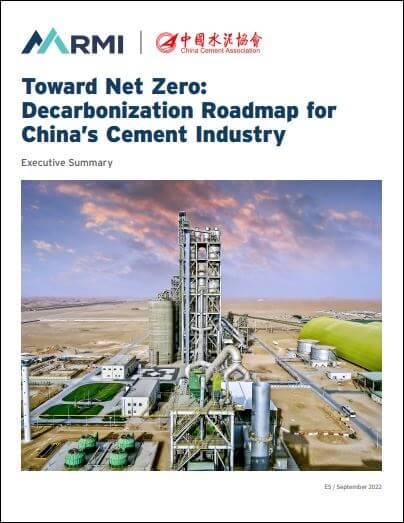 The Road to Net Zero: Decarbonization in China’s Cement Industry