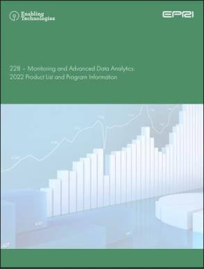 Monitoring and Advanced Data Analytics: 2022 Product List and Program Information