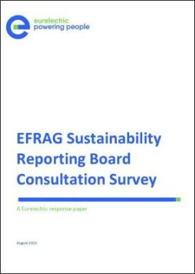 Eurelectric response to EFRAG Sustainability Reporting Board