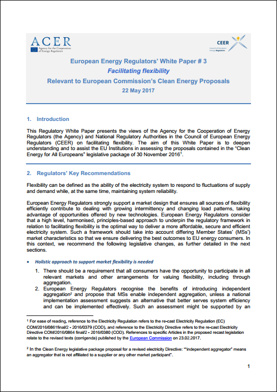 Facilitating flexibility