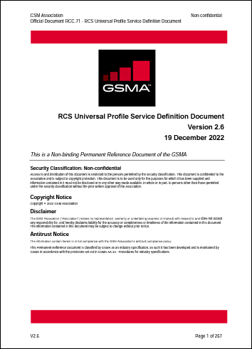 RCS Universal Profile Service Definition Document v2.6