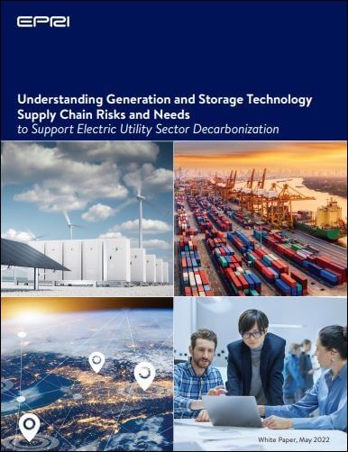 Supply Chain Risks and Needs to Support Electric Utility Sector Decarbonization