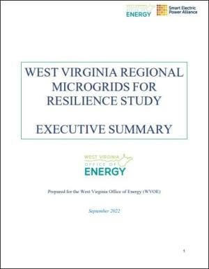 West Virginia Regional Microgrids for Resilience Executive Summary
