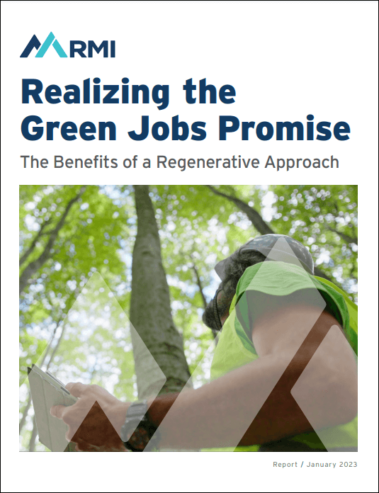 Realizing the Green Jobs Promise