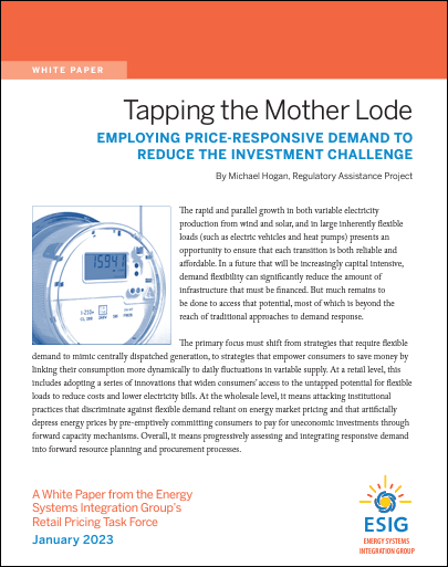 Tapping the Mother Lode EMPLOYING PRICE-RESPONSIVE DEMAND TO REDUCE THE INVESTMENT CHALLENGE
