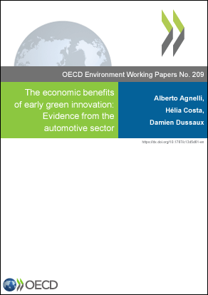 The economic benefits of early green innovation