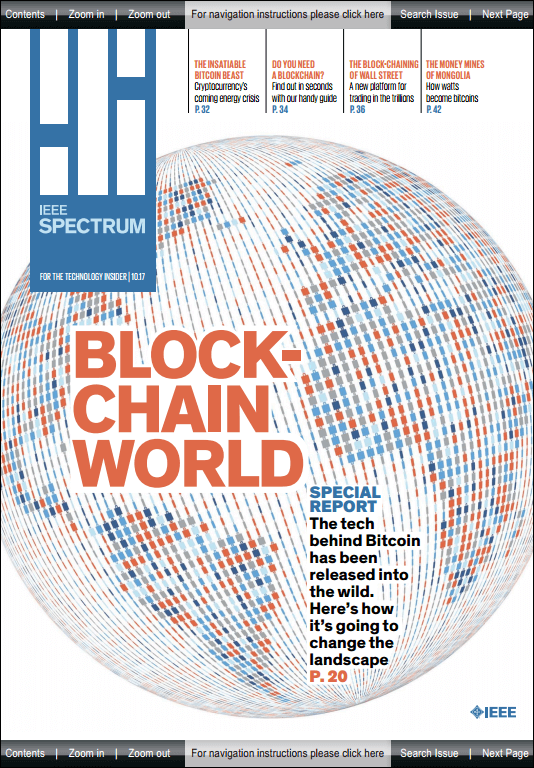 IEEE Spectrum Block-Chain World