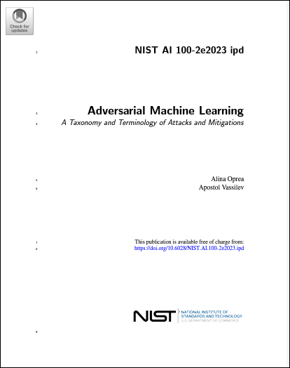 Adversarial Machine Learning: A Taxonomy and Terminology of Attacks and Mitigations