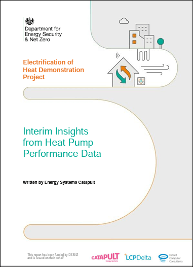 Electrification of Heat – Interim Insights from Heat Pump Performance Data