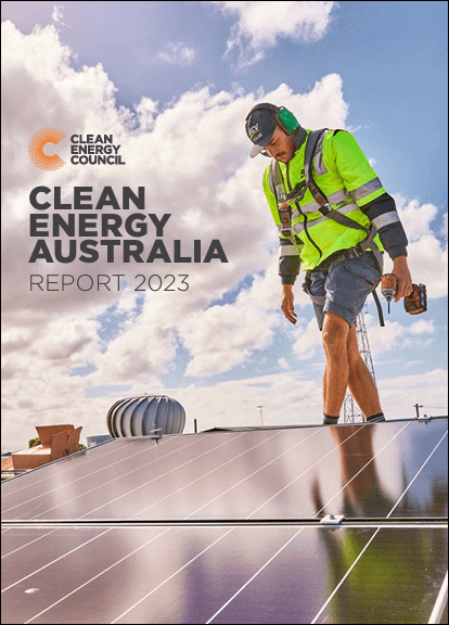 Clean energy australia report 2023