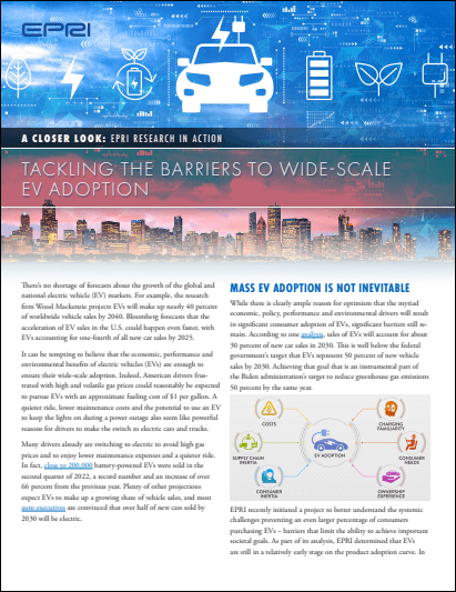 Tackling the Barriers to Wide-Scale EV Adoption