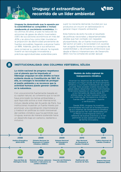Uruguay: el extraordinario recorrido de un líder ambiental