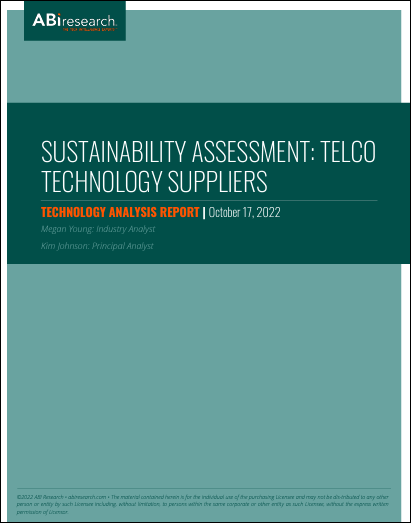 Sustainability assessment: telco technology suppliers