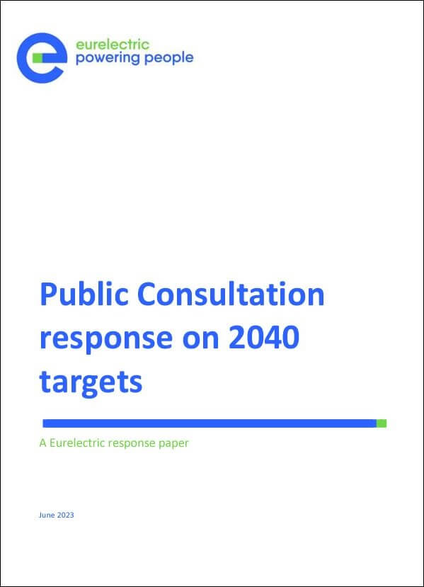 Public Consultation response on 2040 targets