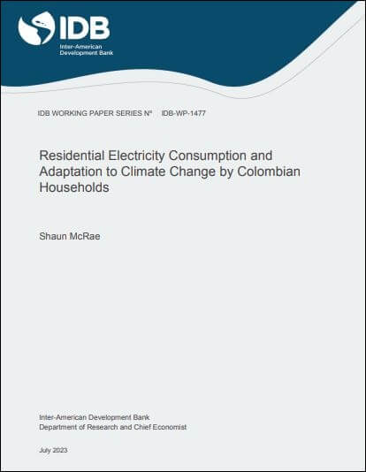 Residential Electricity Consumption and Adaptation to Climate Change by Colombian Households