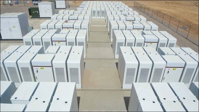Las instalaciones de almacenamiento de energía a gran escala en EEUU marcan un nuevo récord