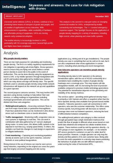 Skywaves and airwaves: the case for risk mitigation with drones