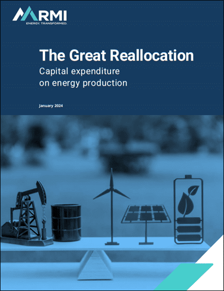 The Great Reallocation: Capital expenditure on energy production