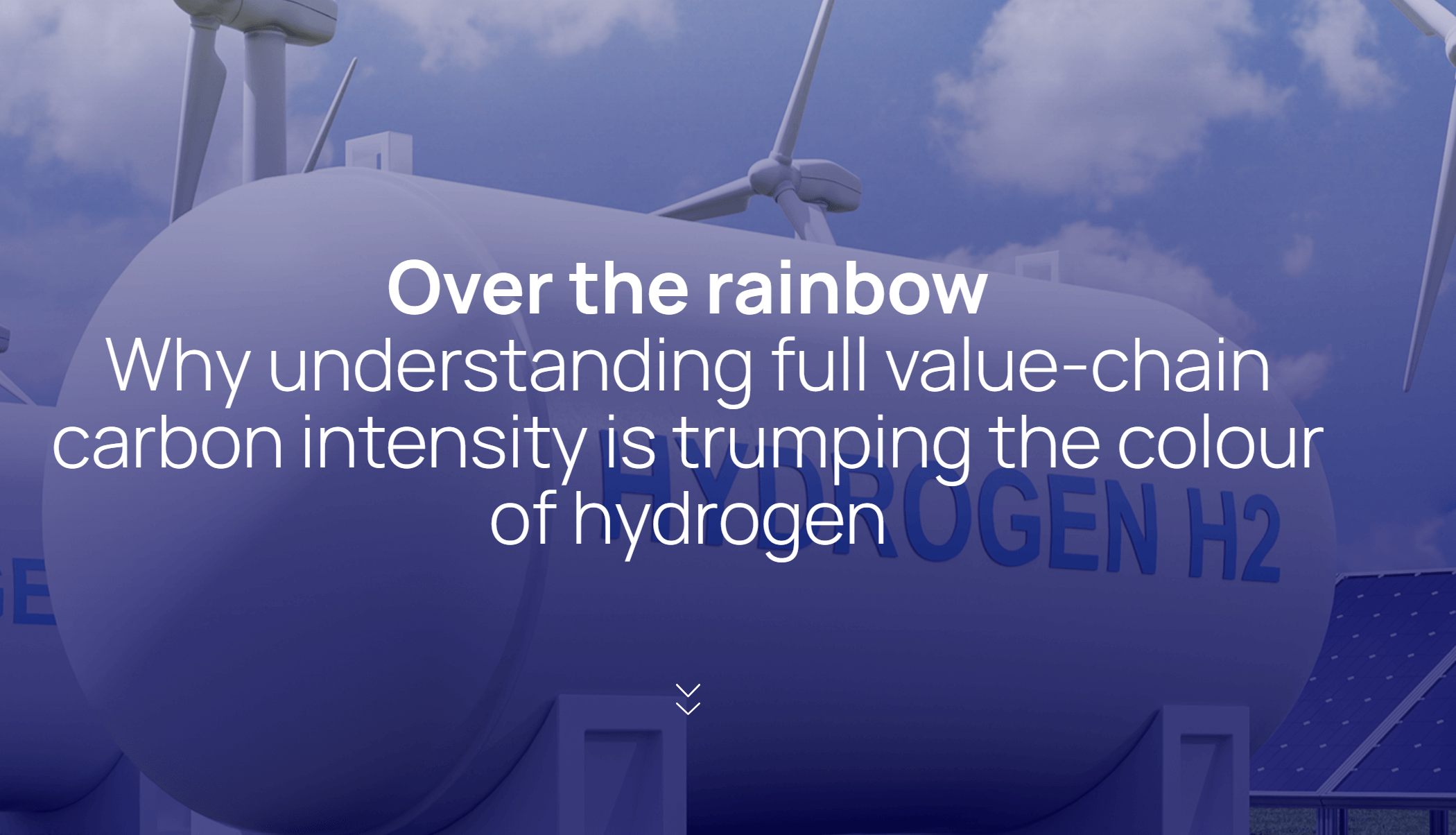 Why understanding full value-chain carbon intensity is trumping the colour of hydrogen