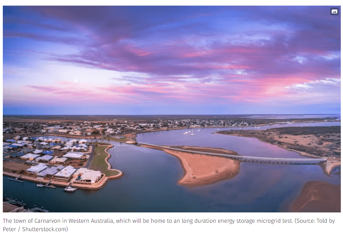 Remote Microgrids in Australia Testing Long-Duration Energy Storage Systems
