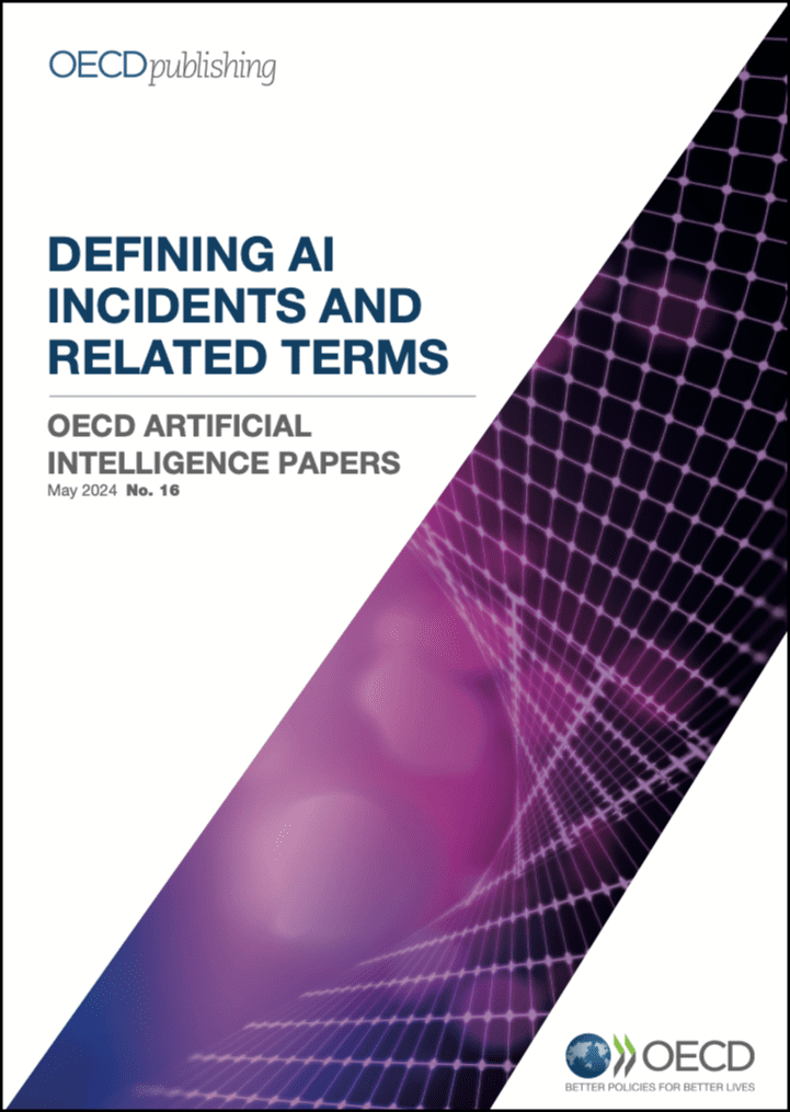 Defining AI incidents and related terms