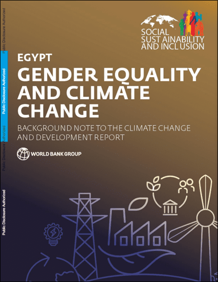 Egypt – Gender Equality and Climate Change: Background Note to the Climate Change and Development Report
