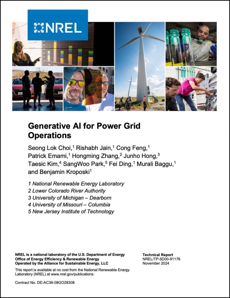 Generative AI for Power Grid Operations - Colombia Inteligente