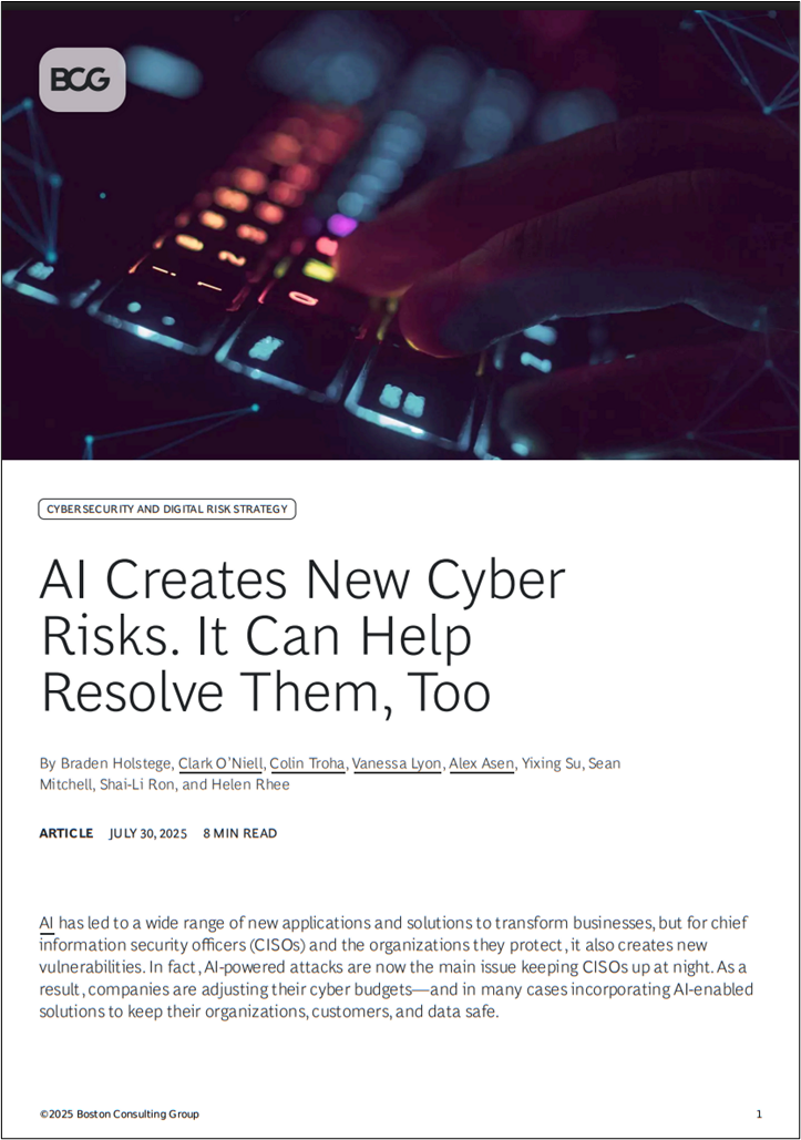 AI Creates New Cyber Risks. It Can Help Resolve Them, Too - Colombia ...