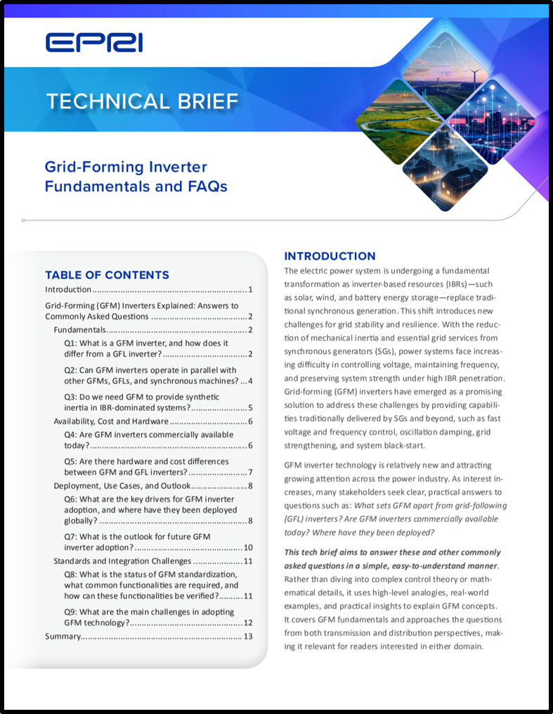 Grid-Forming Inverter Fundamentals and FAQs