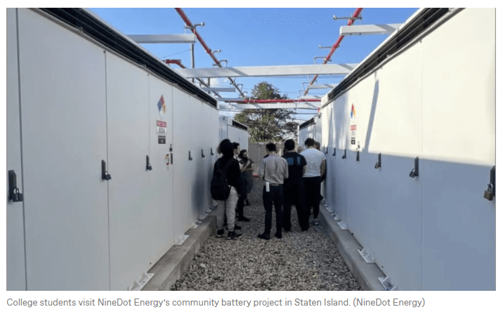 NineDot capta US$431M para baterías urbanas en Nueva York