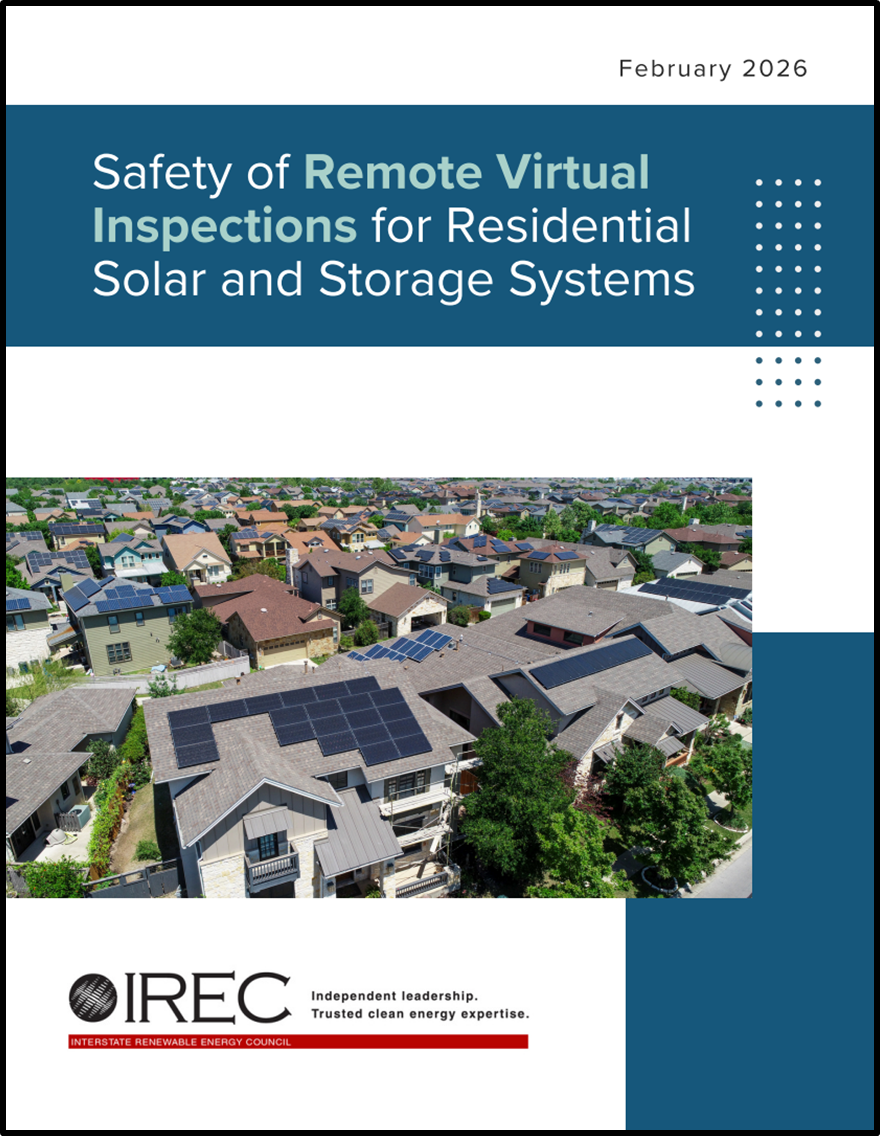 Safety of Remote Virtual Inspections for Residential Solar and Storage Systems