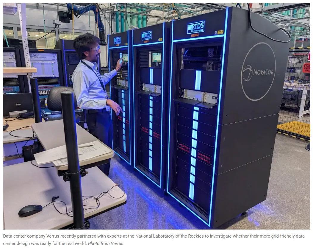 Imagen del laboratorio donde se diseña centro de datos de Verrus orientado a apoyo de red.
